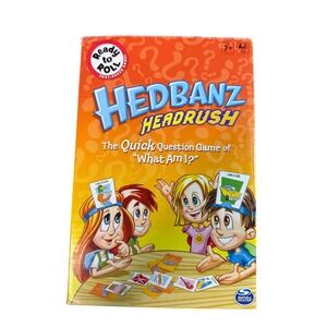 New Hedbanz Headrush Board Game Family Question Game 22926001 See Box Condition
